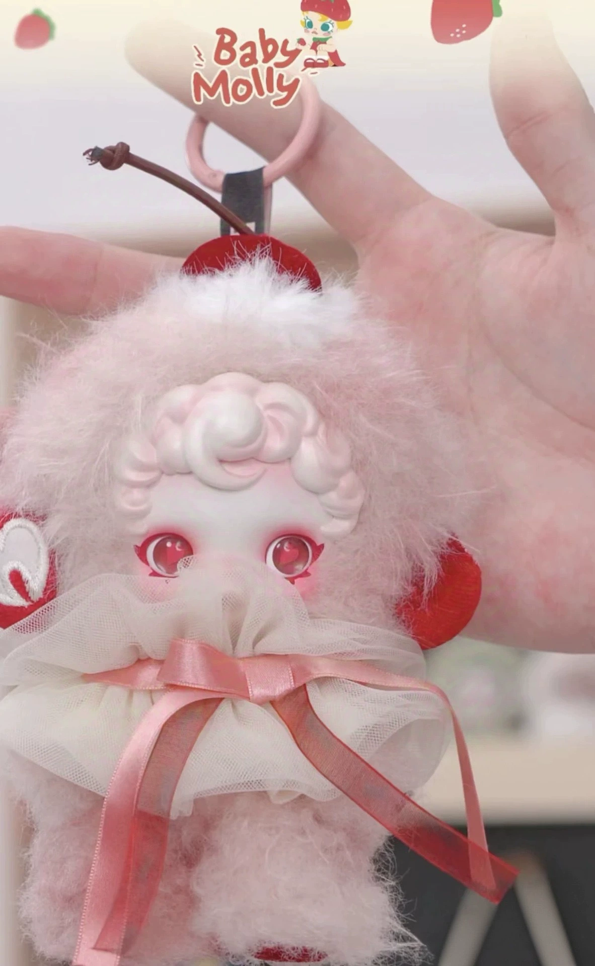 Blind box виниловая плюшевая подвеска (Bubble Mart SKULLPANDA III) — серия Sleepless Theater, коллекционная