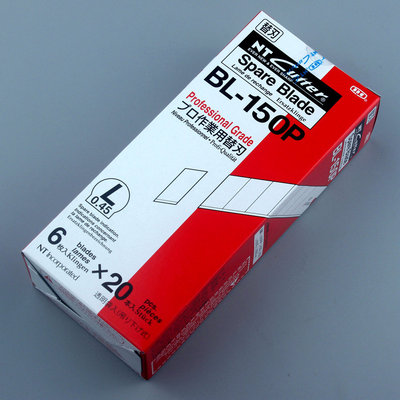 日本NT BL-150P大刀片58度介刀替刃美工刀片墙纸切割刀片18x100mm|ru