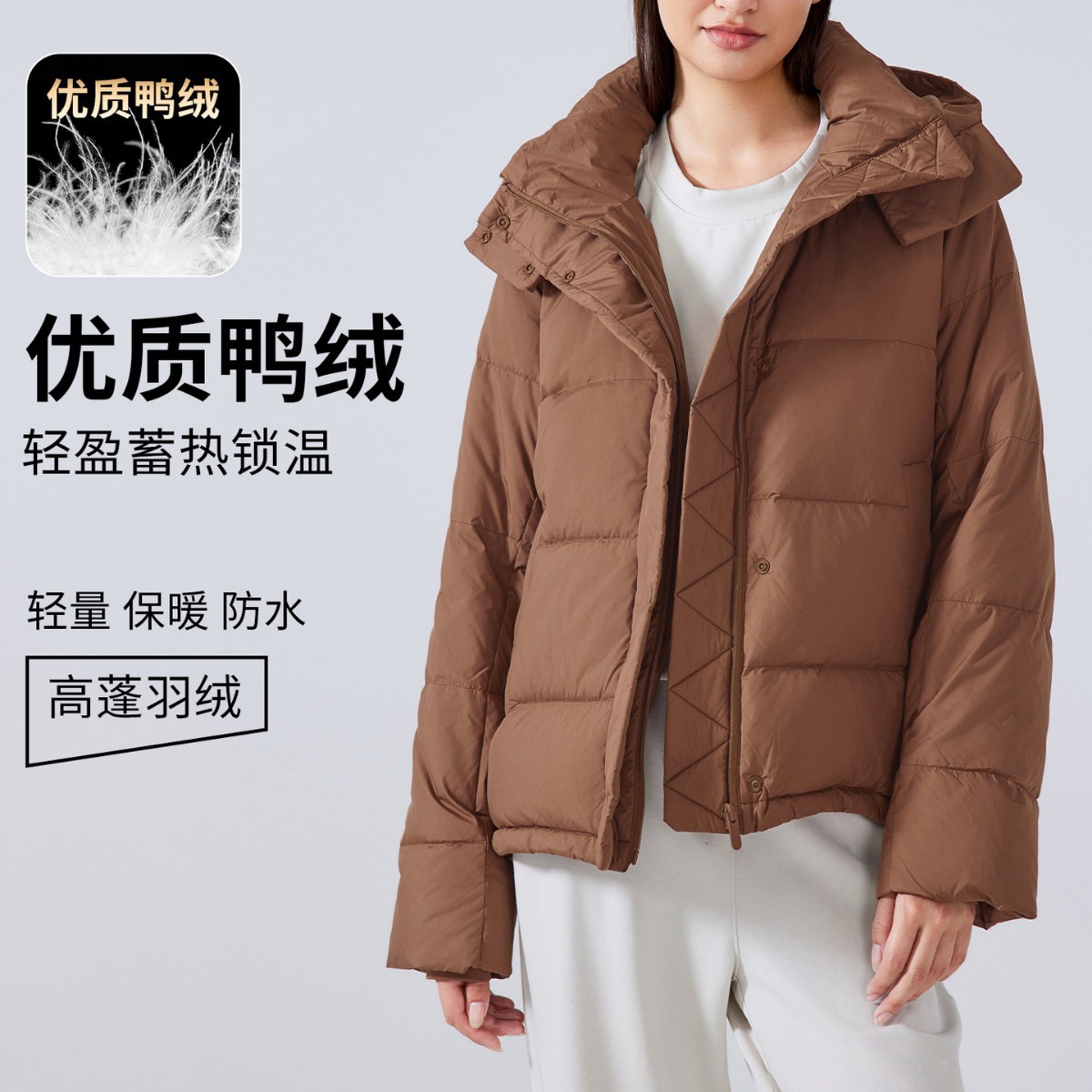 Gran tamaño encapuchado abrigo de algodón de invierno de mujer grueso abrigo de algodón 2024 nuevo estilo coreano suelto chaqueta de pan de algodón