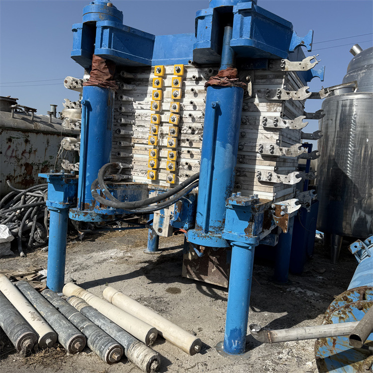 二手立式压滤机 全自动厢式压滤机 污泥脱水板框式压滤机