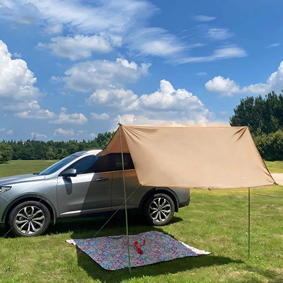 Avtomobil yan çətirləri: Tail Tent Silver Coated Rain