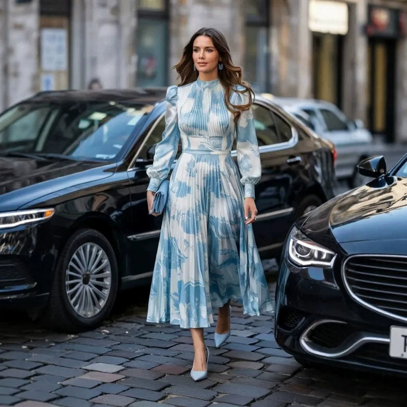 2026 Cross-Border Foreign Trade European and American Fashion Amazon Aliexpress Best-Selling Styles Slim Fit Comfortable Dress 2026 Cross-Border Foreign Trade European and American Fashion Amazon Aliexpress Best-Selling Styles Slim Fit Comfortable Dress