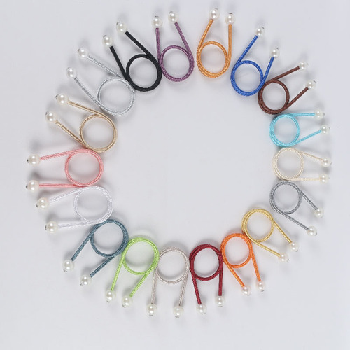 Huatong Window Covering Curtain Accessories Pearl Twist Fun Ribbon Binding Cord Versatile DIY Simple No-Drill Curtain Ribbon
