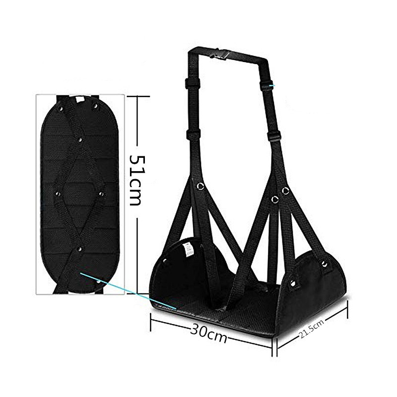 Venta directa transfronteriza aviones de alta velocidad pedal de pie de ferrocarril portátil pie colgando perezoso pie colgando dispositivo pedal de oficina colgando hamaca