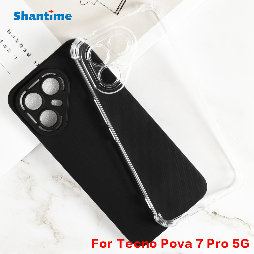 适用Tecno Pova 7 Pro 5G手机壳翻盖手机皮套TPU布丁套软壳