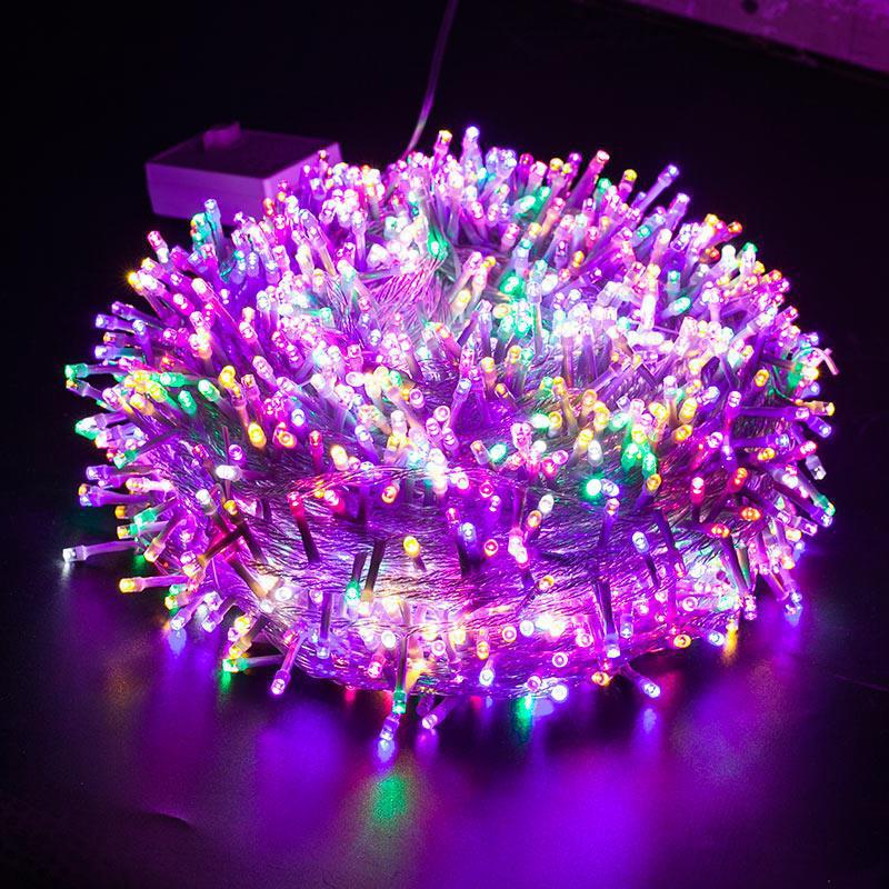 LED colored light string, flashing lights, star lights, outdoor camping tree-hanging lights, decorative lights, star string, atmospheric light strips