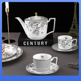 ✅ Floris European Bone China Afternoon Tea Tea Set Ceramic Gift Mug Coffee Cup Western Food Plate