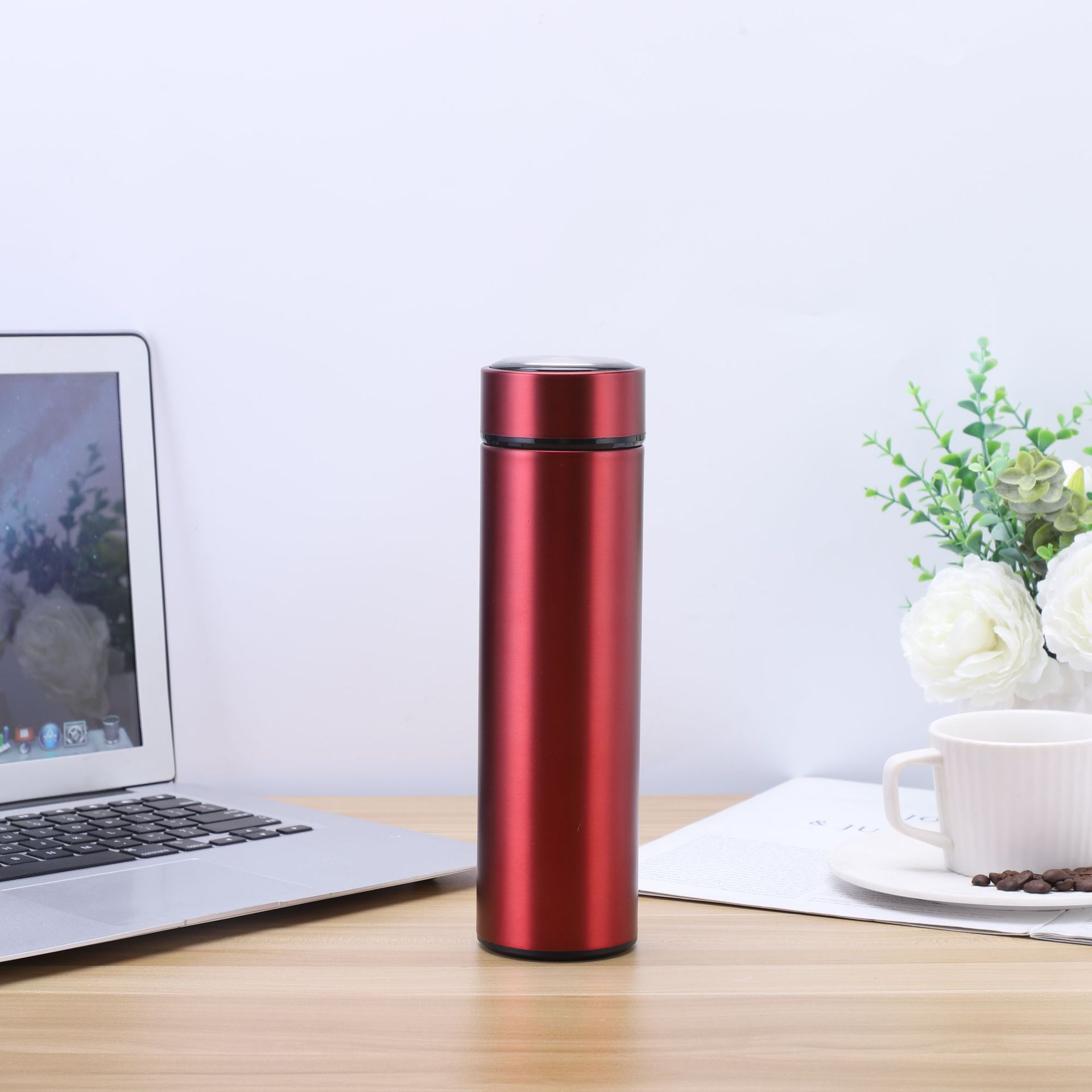 Taza inteligente 304 taza de vacío de acero inoxidable taza de separación de té taza de vacío de gran capacidad taza de agua de regalo LOGO