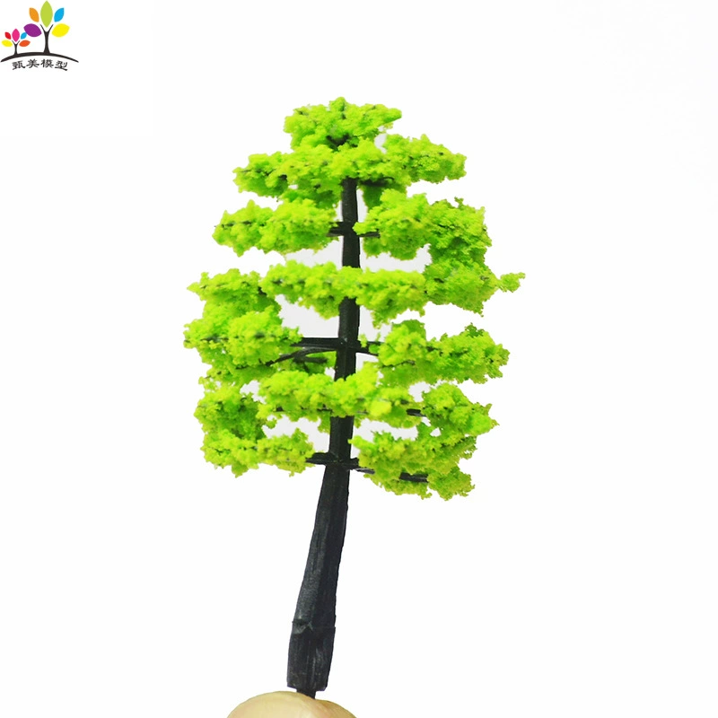 Building sand table landscaping tree mini landscape handmade finished tree ring art scene model model small tree plastic road tree