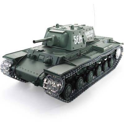 恒龙遥控坦克苏联KV-1重型坦克超大军事模型金属履带玩具车可发射