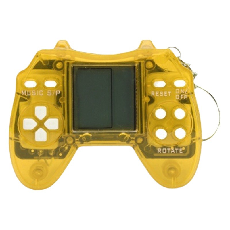 Cross-border Tetris mini handle game machine toy retro handheld electronic game machine keychain ornaments
