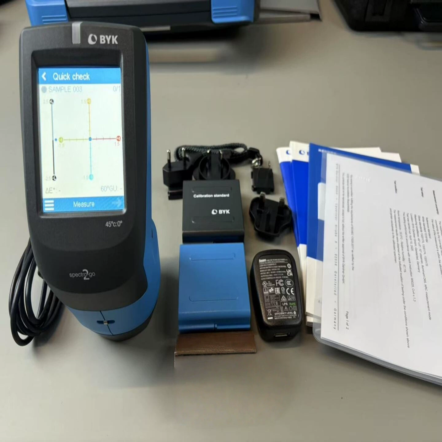 Колориметр-спектрофотометр BYK 7085, колориметр Color Elf 7086