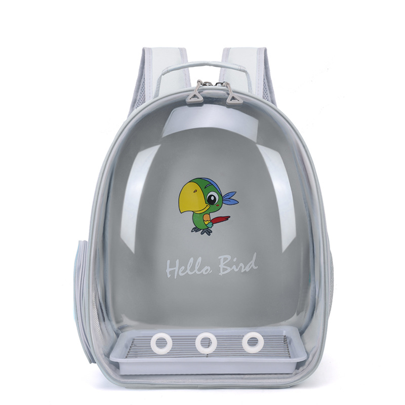Hola novia bolsa de pájaros bolsa de loros bolsa de hombro mochila porosa transpirable portátil máquina de almacenamiento de cenizas piel de tigre de xuanfeng