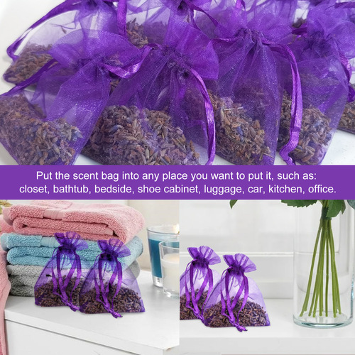 Jue-Fish Lavender Sachet Wardrobe Shoe Cabinet Drawer Deodorizing Sachet Fresh Calming Convenient Sachet