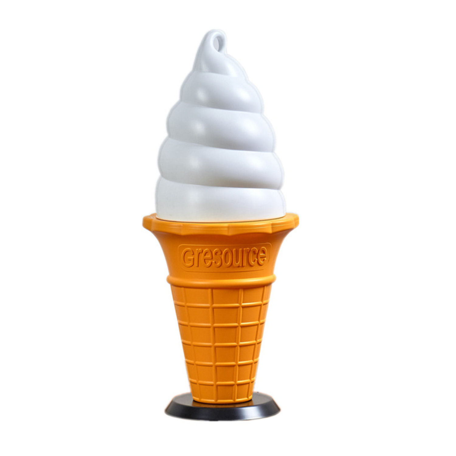1.5 Miko simulación de helado modelo de lámpara de color cambiante de forma de helado comercial drenaje iluminación caja de luz publicitaria