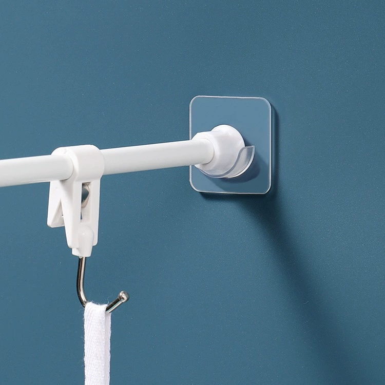 Японский держатель телескопического стержня, поддерживающий держатель стержня, стержень для занавески для душа, несущий Противоскользящий крючок, держатель стержня