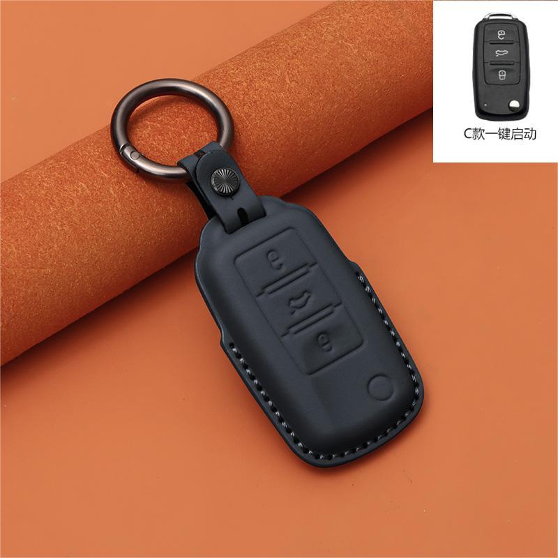 鍵カバーの頭の層の牛革の本革の速騰の宝はマイテンのゴルフの歌の道を探して車のパサートの朗逸を見ます。