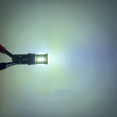 Cross-Border New High-Brightness Automotive Led Light T10 3030 11-Light Decoding Width Indicator Bulb Turn Signal Tail Light Reading Light (Width indicator light) - white-light