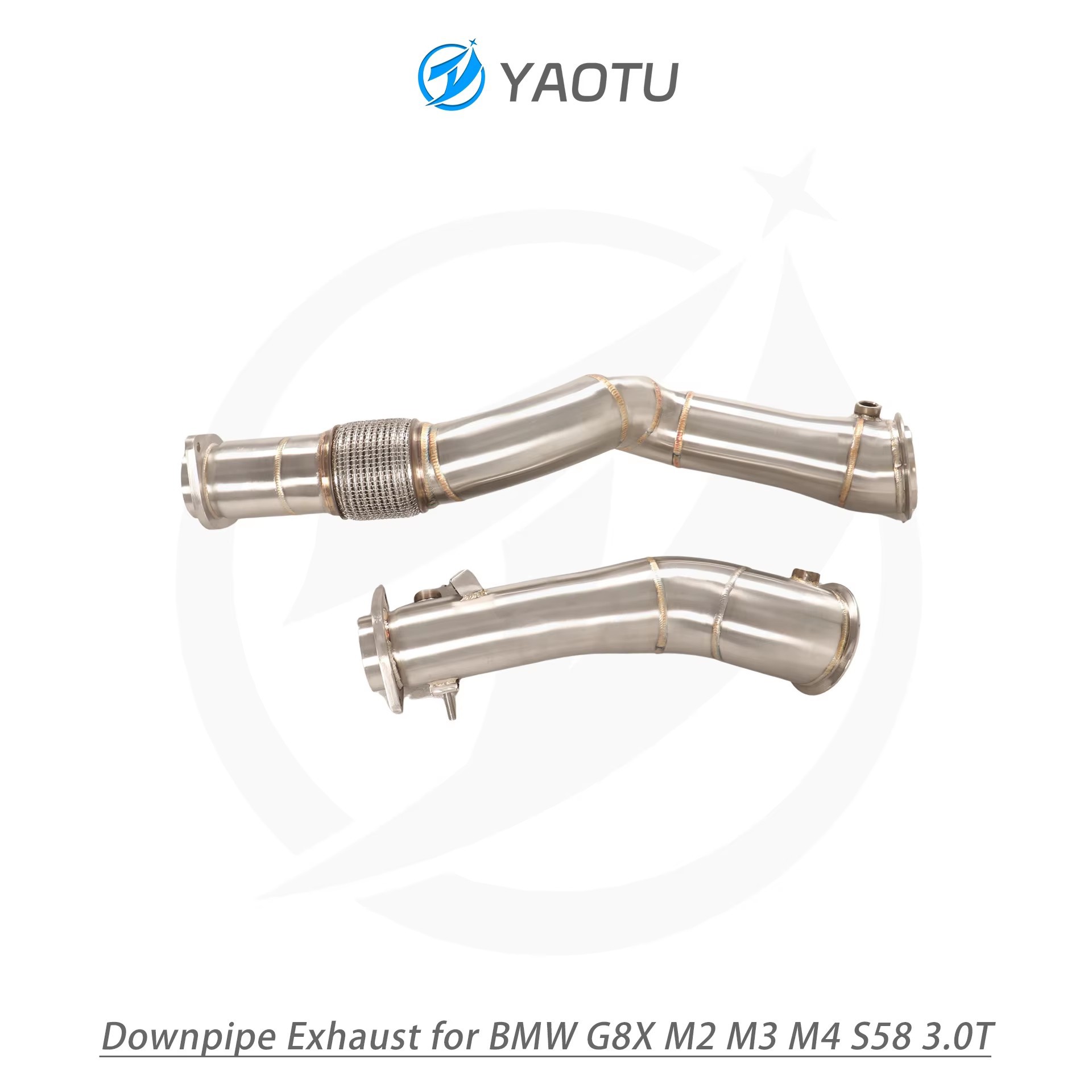 Suitable for BMW M3/M4 G8X 3.0T direct-flow downpipe Escape free-flow pipe exhaust system