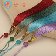 16cm frosted bead fish mouth tassel earring pendant clothing accessories decorations drape polyester vertical bulk quantity good price