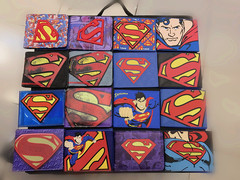 Superhero Series Logo Anime Peripheral Avengers Short PVC Bifold Wallet