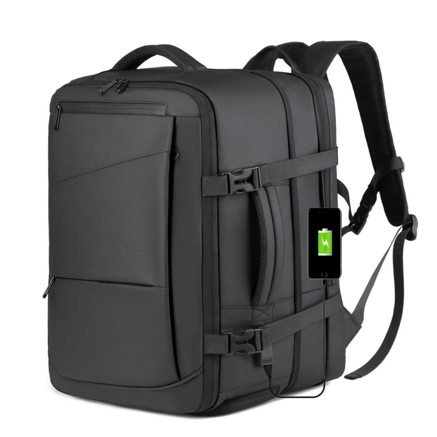 Mujeres de viaje de negocios transfronterizos, mochila de gran capacidad, almacenamiento de zapatos independiente, equipaje, mochila de viaje corto