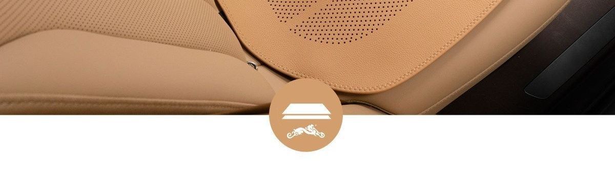 High-grade Nappa leather new single-piece women's seat cushion, purple seat pad, rear car seat cushion, suitable for all seasons