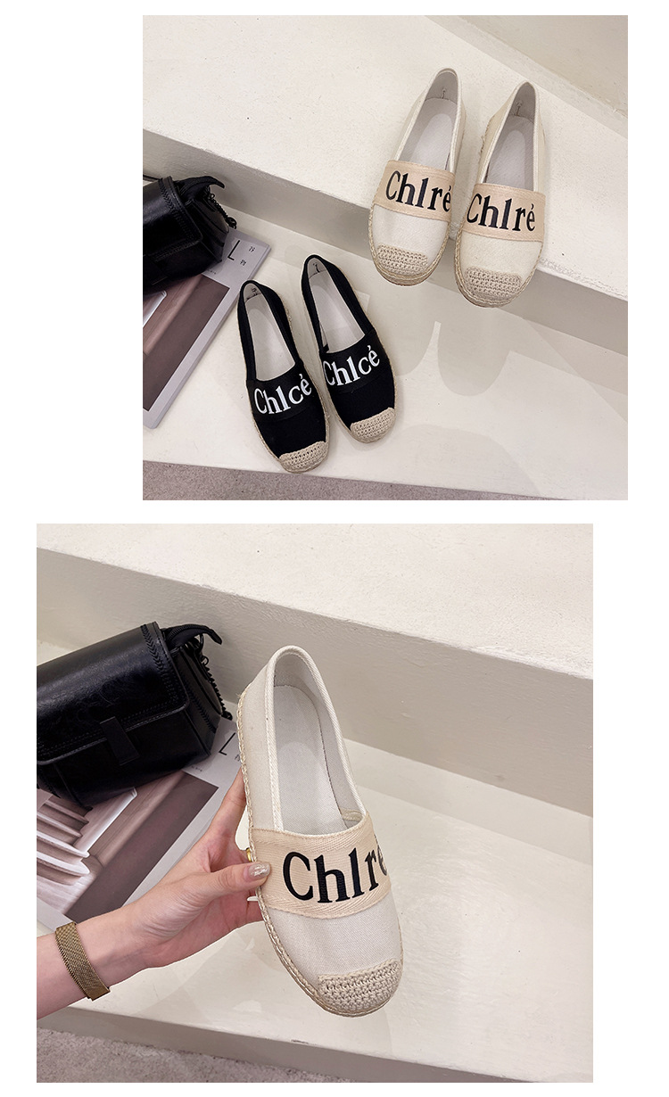 Chaussures de pêcheur pour femmes, mocassins de Style Harajuku Ins, Alphabet coréen, décontractés, plats, paresseux, nouvelle collection automne_voghion.com