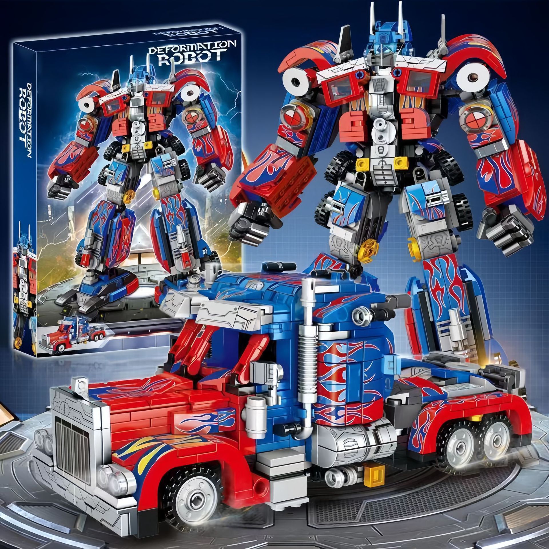 Institución educativa capacitación de regalos de bloques de construcción para niños puzzle ciencia enseñanza juguetes de ensamblaje Qintian Kong mecha exclusivo transfronterizo image 8