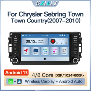 Jeep Wrangler Compass Dodge üçün 7 düym Android GPS naviqator
