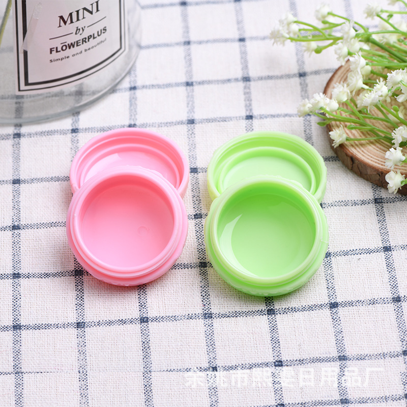 10g crema caja color macaron sub-embalaje tarro labio ojo máscara loción pequeña muestra caja de plástico botella vacía material de embalaje