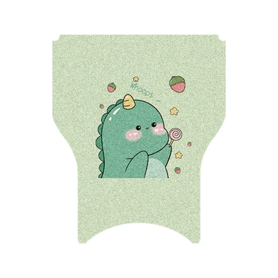 Electric vehicle foot mat: Foot Mat No.9 Silk Ring - candy-dinosaur