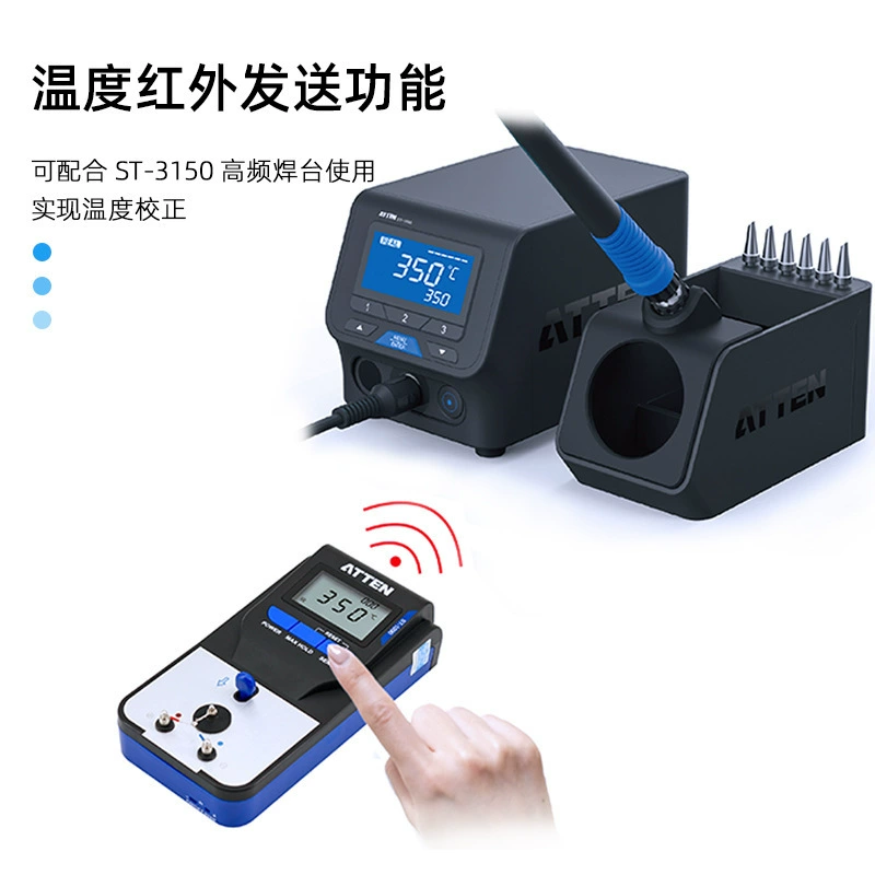 Испытатель температуры Steel Teter ST1090 Электронный термометр для сварочной станции калибровки температуры измеритель точки