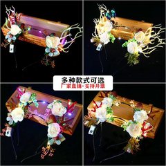 聖誕節發光鹿角頭箍聖誕禮品地攤玩具批發 跨境專供 義烏源頭工廠