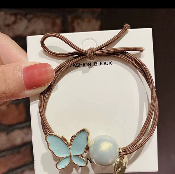 Light blue butterfly pearl