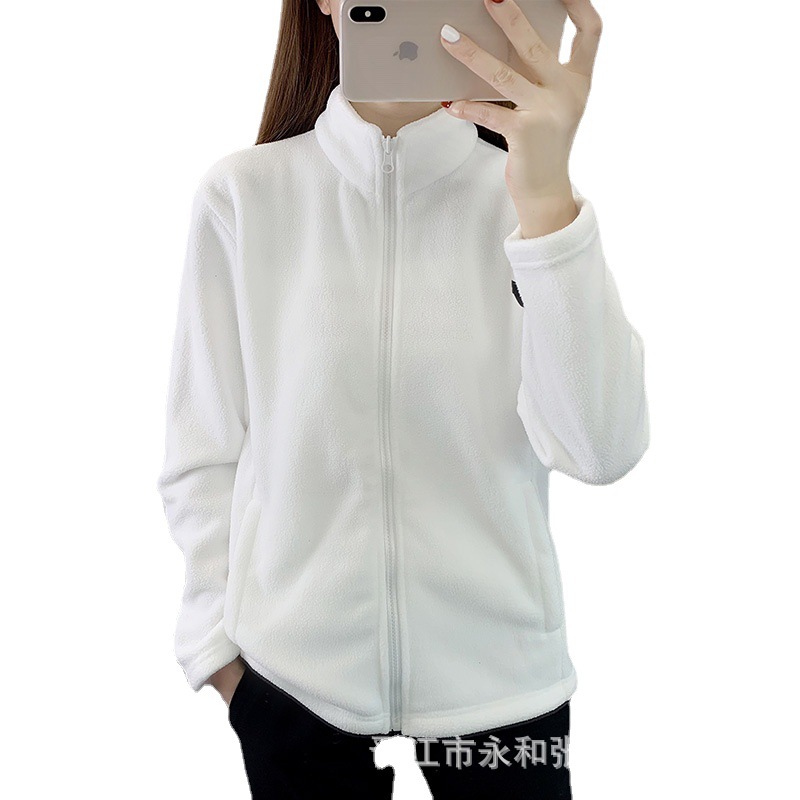 Hombres y mujeres de lana de dos piezas de invierno engrosada a prueba de viento camuflaje chaqueta de lana deportes al aire libre traje de Montañismo