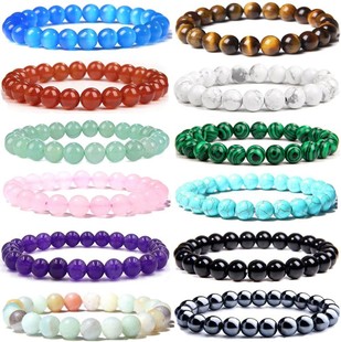 �W���羳�Nޱʯ���R�d����ˮ��8mm��Ȼʯ�����K��������¿��ִ�