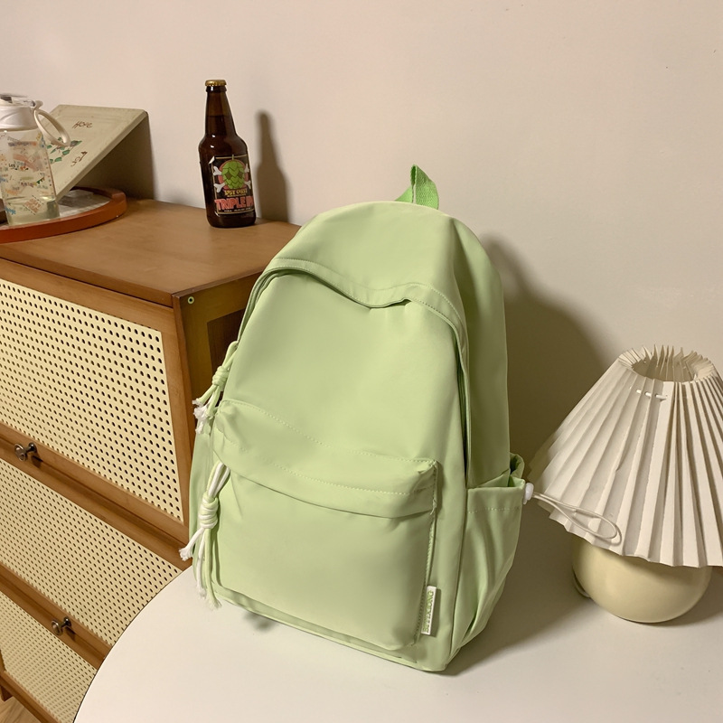 Los estudiantes de soft Sister tienen mochilas escolares simples y ligeras en clase, mochilas de ocio, mochilas de hombro, mochilas de alto valor facial, pequeñas y frescas, de gran capacidad, para niñas.