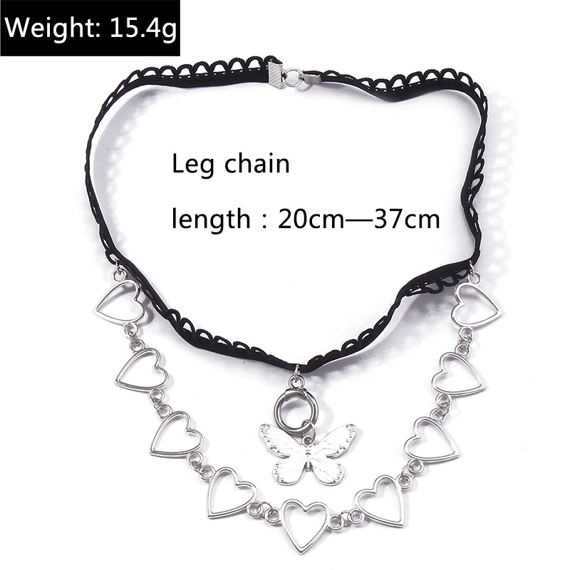 Title 10, Geometryczna łańcuszek na udo z gwiazdą i dżeta...