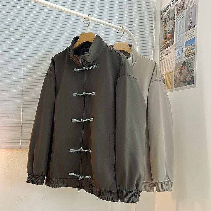 Autumn solid color jacket for men and women