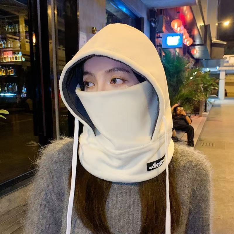 Casco de esquí transfronterizo máscara respirada protector de cuello largo para motocicleta cubierta de cabeza protector de nariz multifuncional