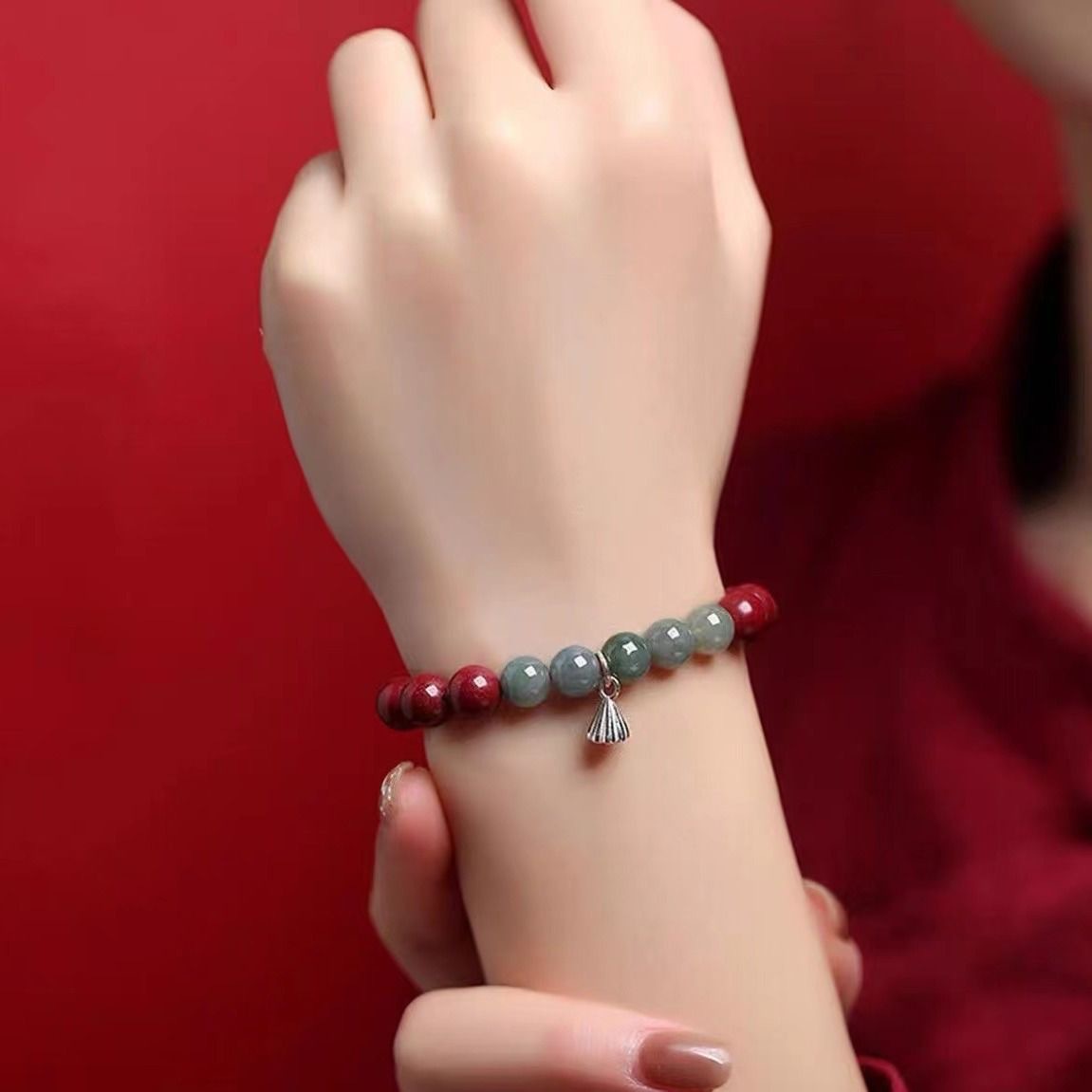 Mujer pulsera colgante de lotus pulsera pulsera