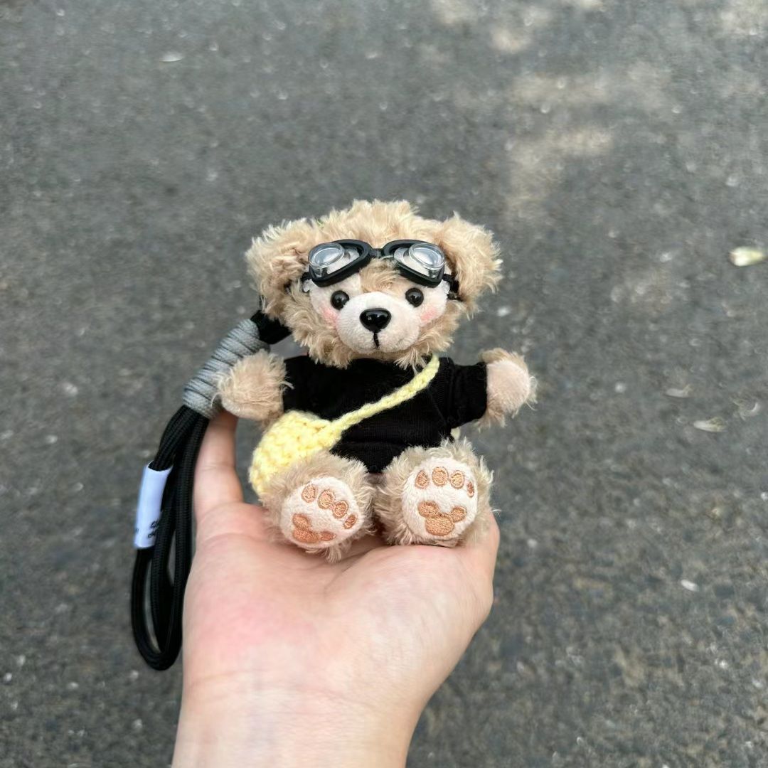 Shirley Mei Regalo para niña, bolso de mujer, adorno, muñeca de felpa, coche, Tamiflu, llavero, colgante lindo
