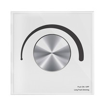 AC100-240V 1路*1.5A 可控硅调光旋钮玻璃面板(拨码切相) S1-K