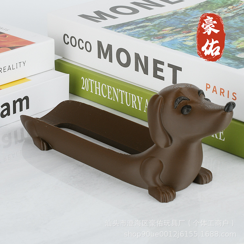 Explosiva transfronteriza Amazon Dachshund Tray nuevo perro salchicha bandeja de perrito caliente plato plato decorativo