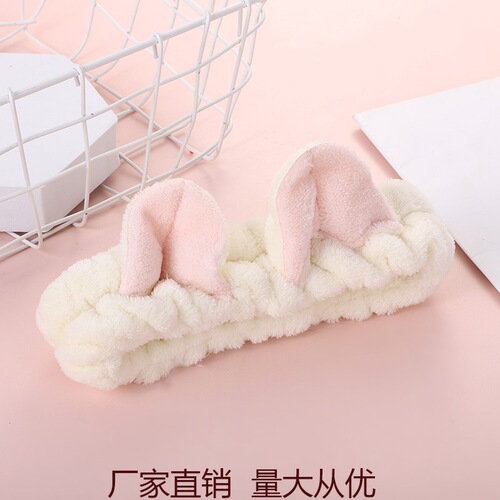 网红发卡头巾女头饰发带韩国可爱简约敷面膜束发带绑头套洗脸