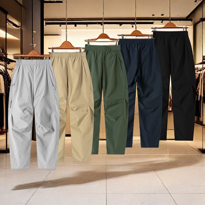 Unlabeled Jogging Pants Quick-Drying Cool Outdoor Sports Mountaineering Hiking Casual Pants