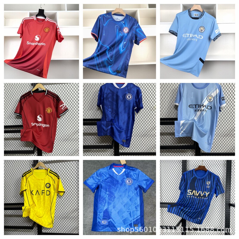 2526 Season Fan Version Manchester City Manchester United Riyadh Chelsea Thai Version Home and Away New and Old Jerseys Football Uniforms