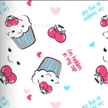 Cavalry Twill Composite Tarpaulin Cartoon Digital Printing Tablecloth Curtain Pet Nest Fabric Luggage Backpack Fabric