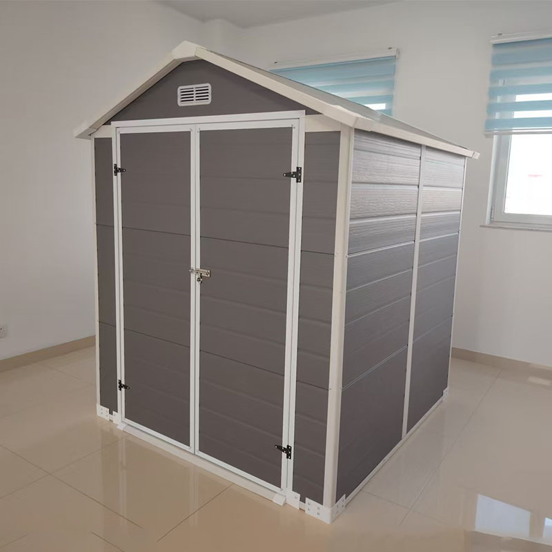 Jardín al aire libre sala de herramientas de plástico almacén móvil misceláneo simple casa de almacenamiento transfronteriza plantación a prueba de agua